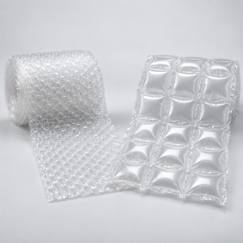 Quilted inflatable air-cushion film